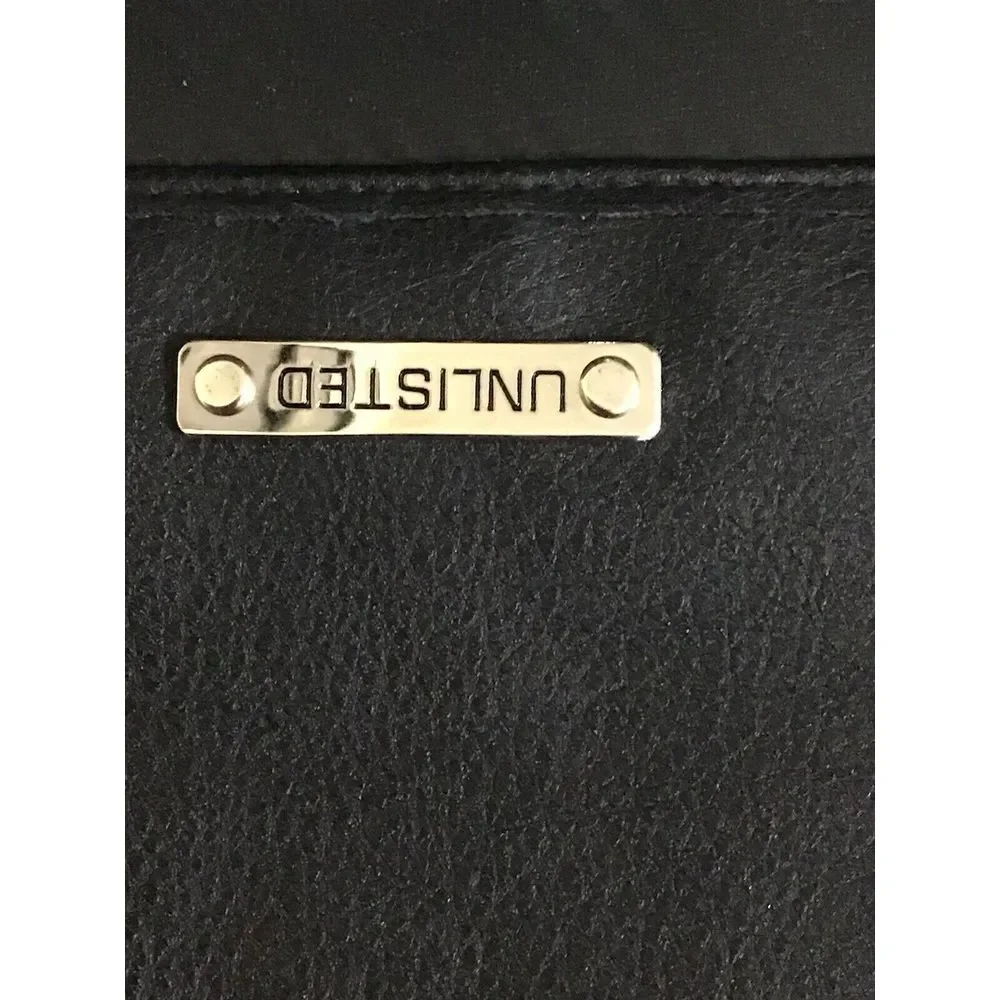Unlisted‎ Black Crossbody Travel Bag/wallet